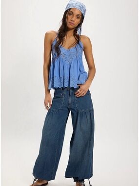 Free People Lotus Balloon Jeans